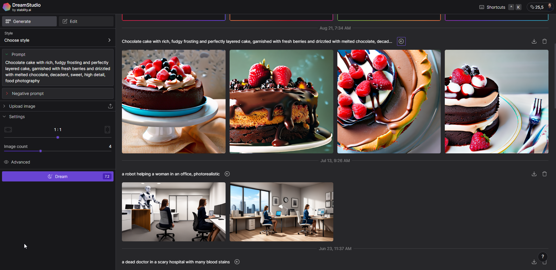 stable diffusion gratis en dreamstudio
